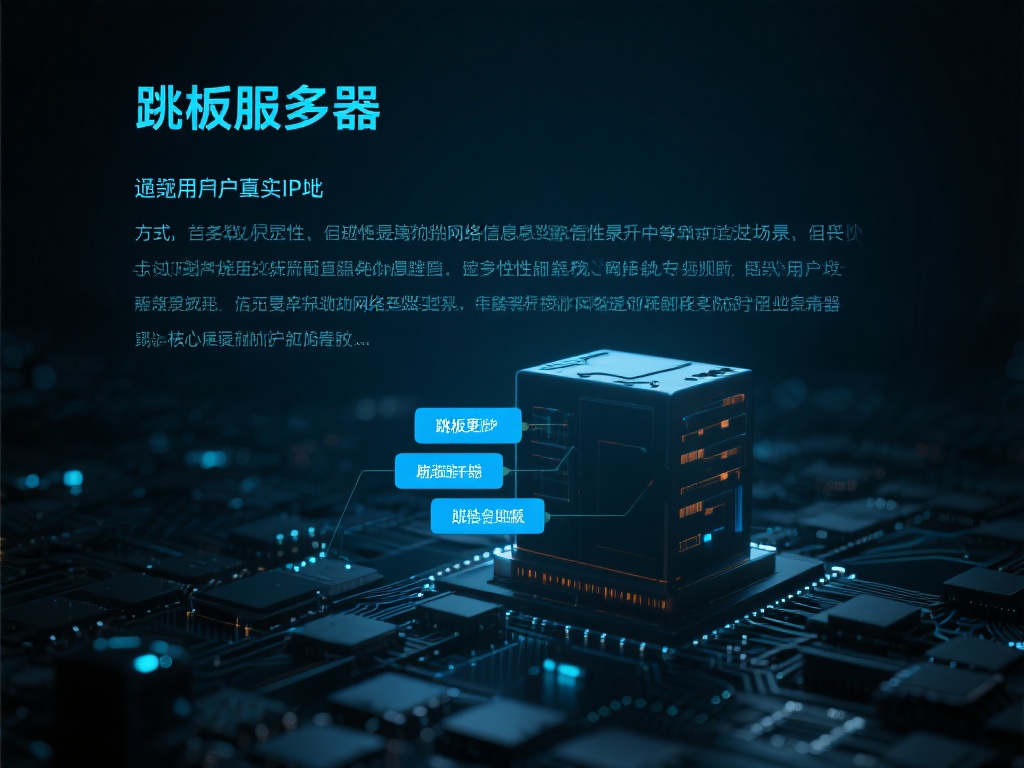 跳板服务器：跳板更多是通过中间服务器来转发请求，隐