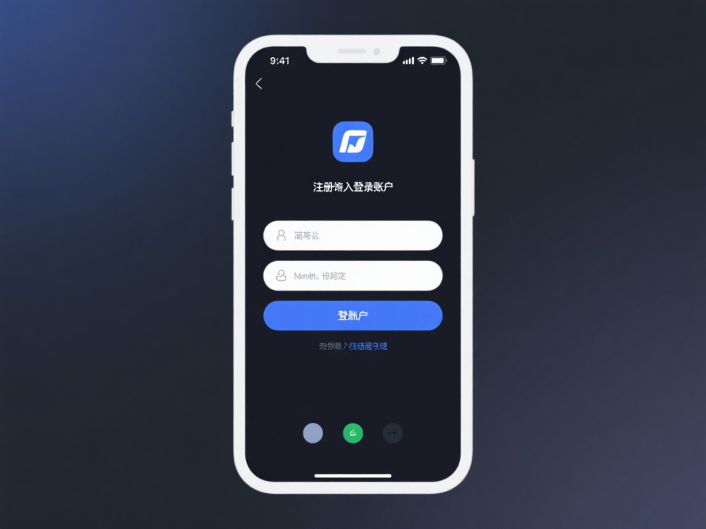 第三步：注册并登录账户
安装完毕后，首次启动应用