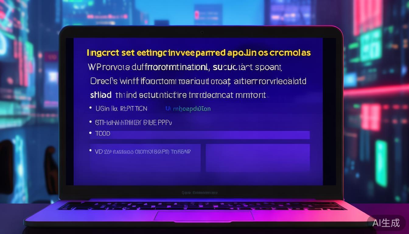 不正确的VPN设置和参数，如账号信息填写错误、协议